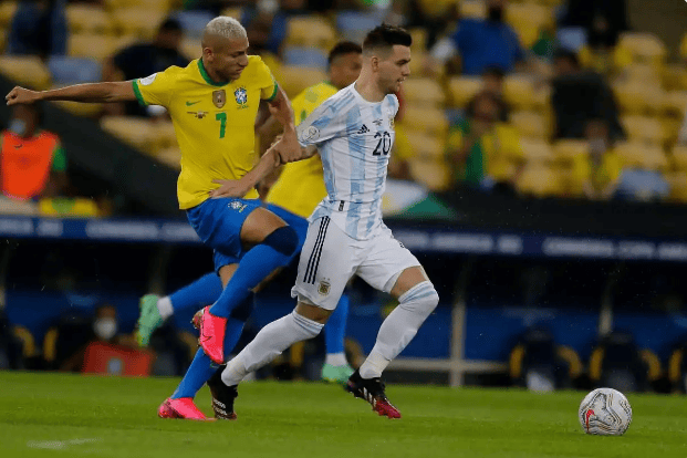 阿根廷横扫巴西,莱万状态火热 阿根廷横扫巴西,莱万状态火热